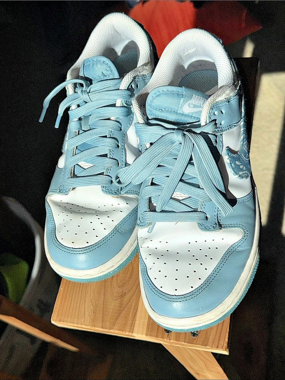 Nike Dunk Low Essential 'Blue Paisley' Sneakers Blue & White